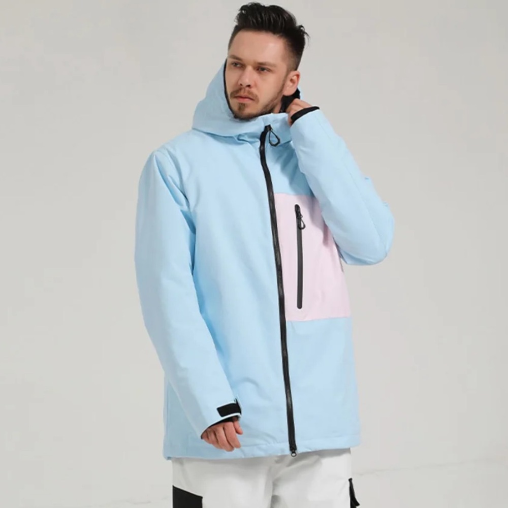 Gsou Snow Windproof Color Patchwork Ski Jacket Co… - image 3